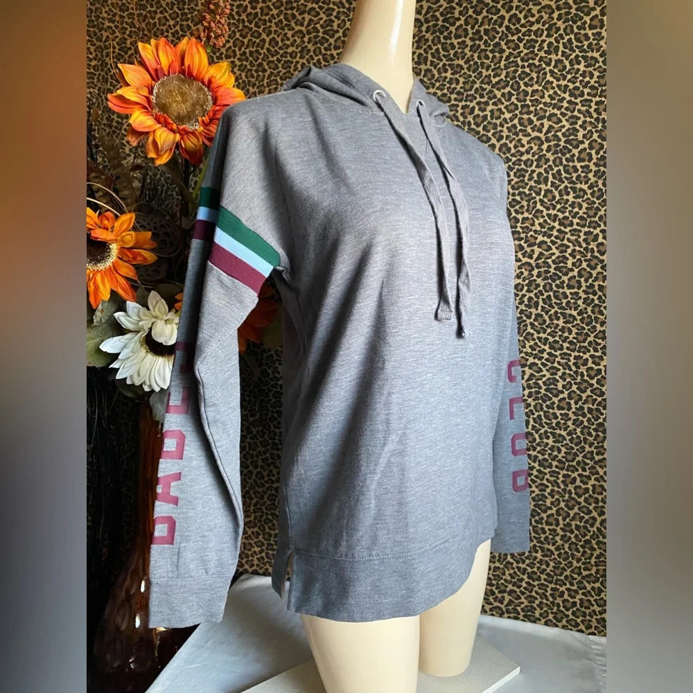 🌻5/$25🌻LLD by AEROPOSTALE “Babes Club” Hooded Sweatshirt | X-SMALL | - Picture 2 of 6